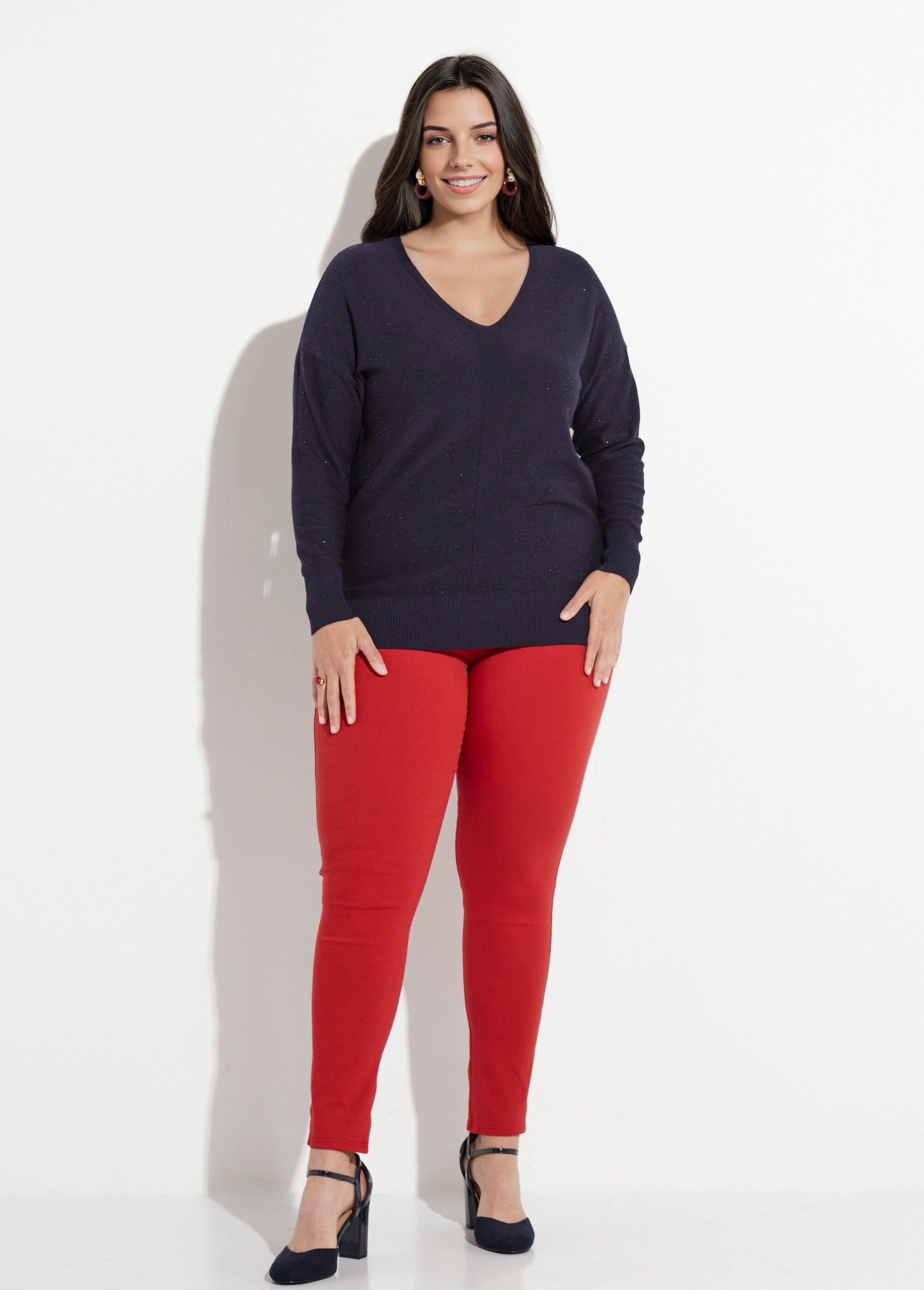Pull_maille_fine_jauge_avec_mini_sequins_Marine_SF1_curvy