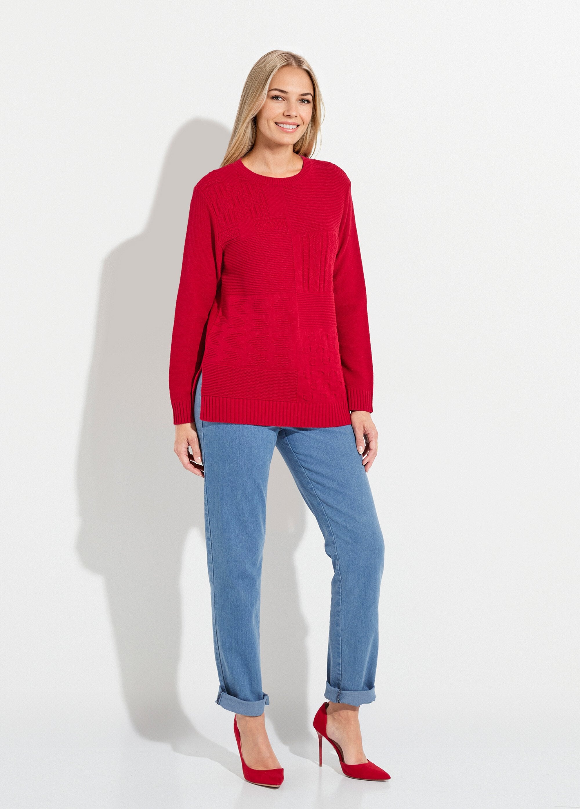 Tuniek_met_lange_mouwen_en_ronde_hals_Groseille_SF1_slim
