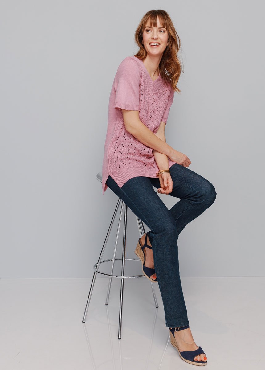 Tuniek_met_lange_V-hals_Rose_SF1_slim