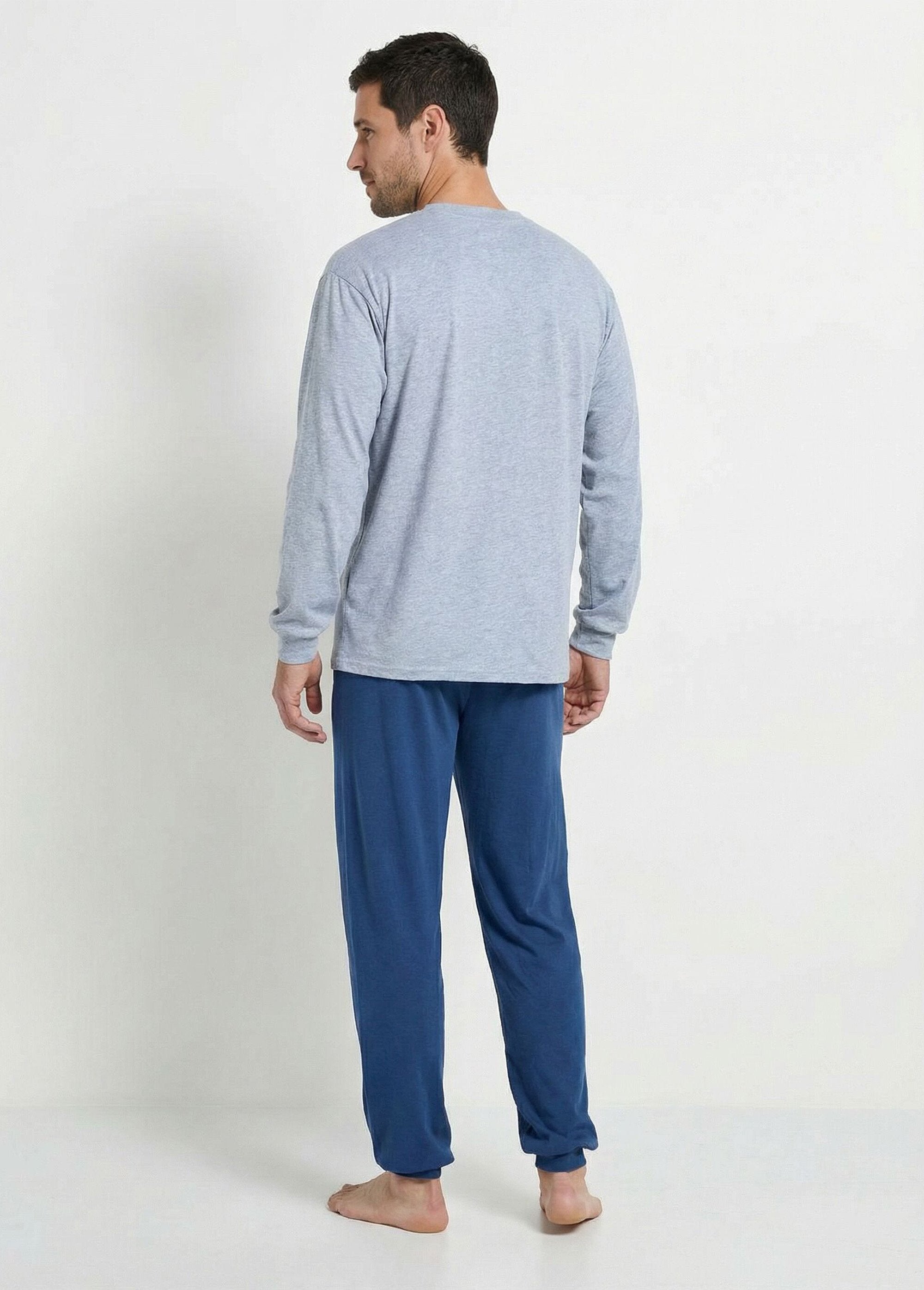 Pyjama_met_tuniekkraag_van_jersey_katoen_met_aangesloten_kousen_Gris_DO1_slim
