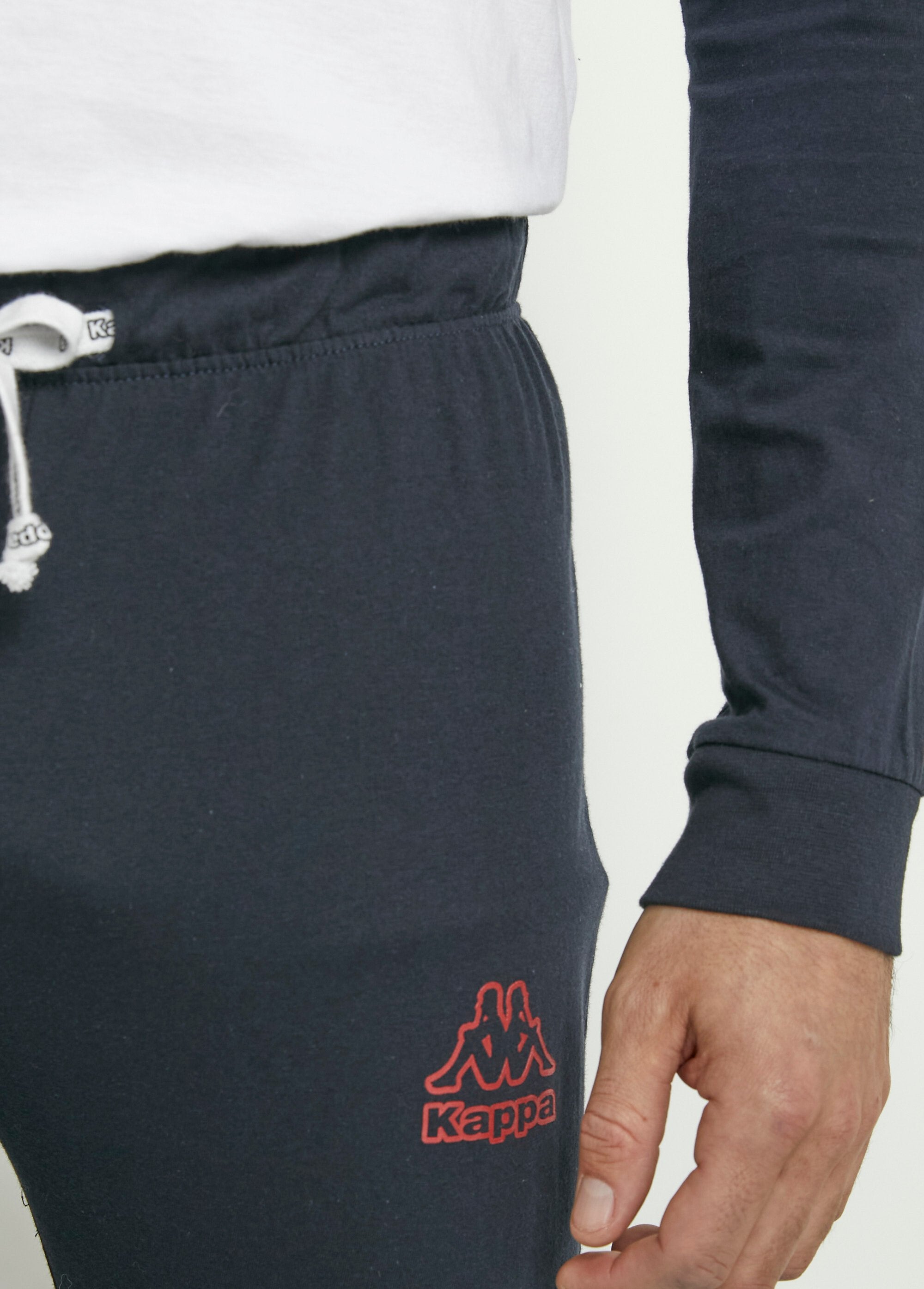 Lange_katoenen_pyjama_met_logo_Marine_DE2_slim