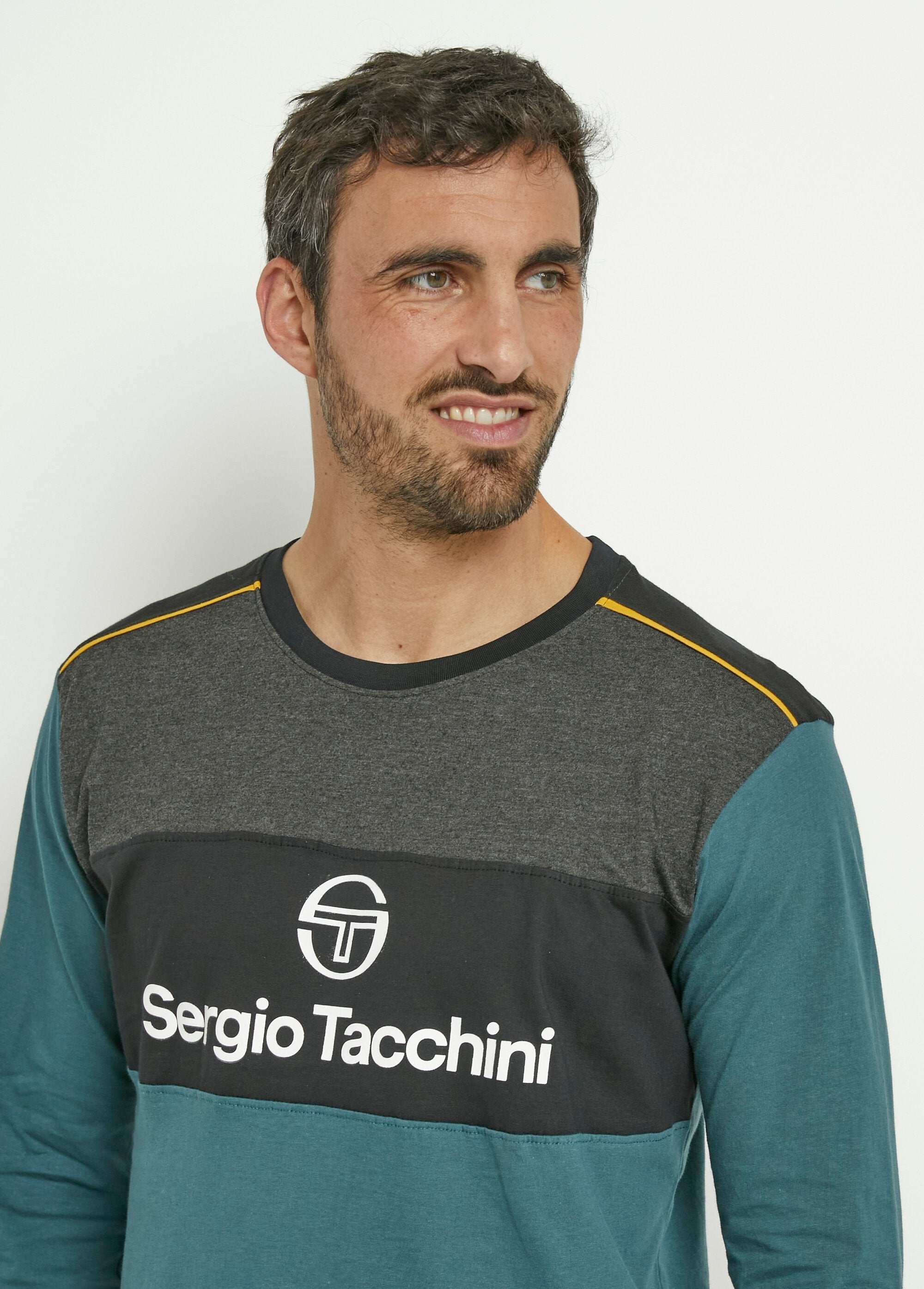 Gestreepte_pyjama_met_lange_mouwen_Vert_DE1_slim