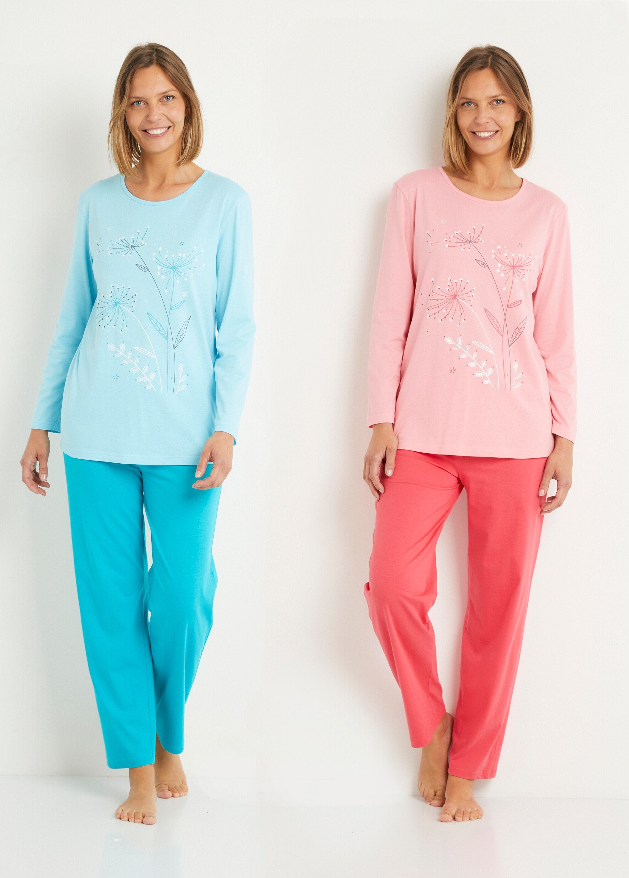 Elastische_taillepyjama_in_effen_katoen_-_set_van_2_Assortis_lot2_FA1_slim