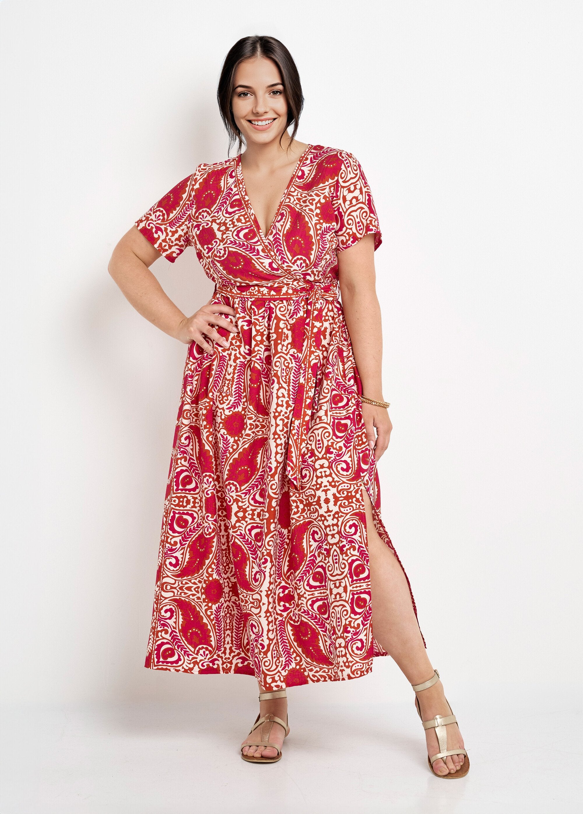Lange_wikkeljurk_met_etnisch_motief_Rose_imprime_FA1_curvy