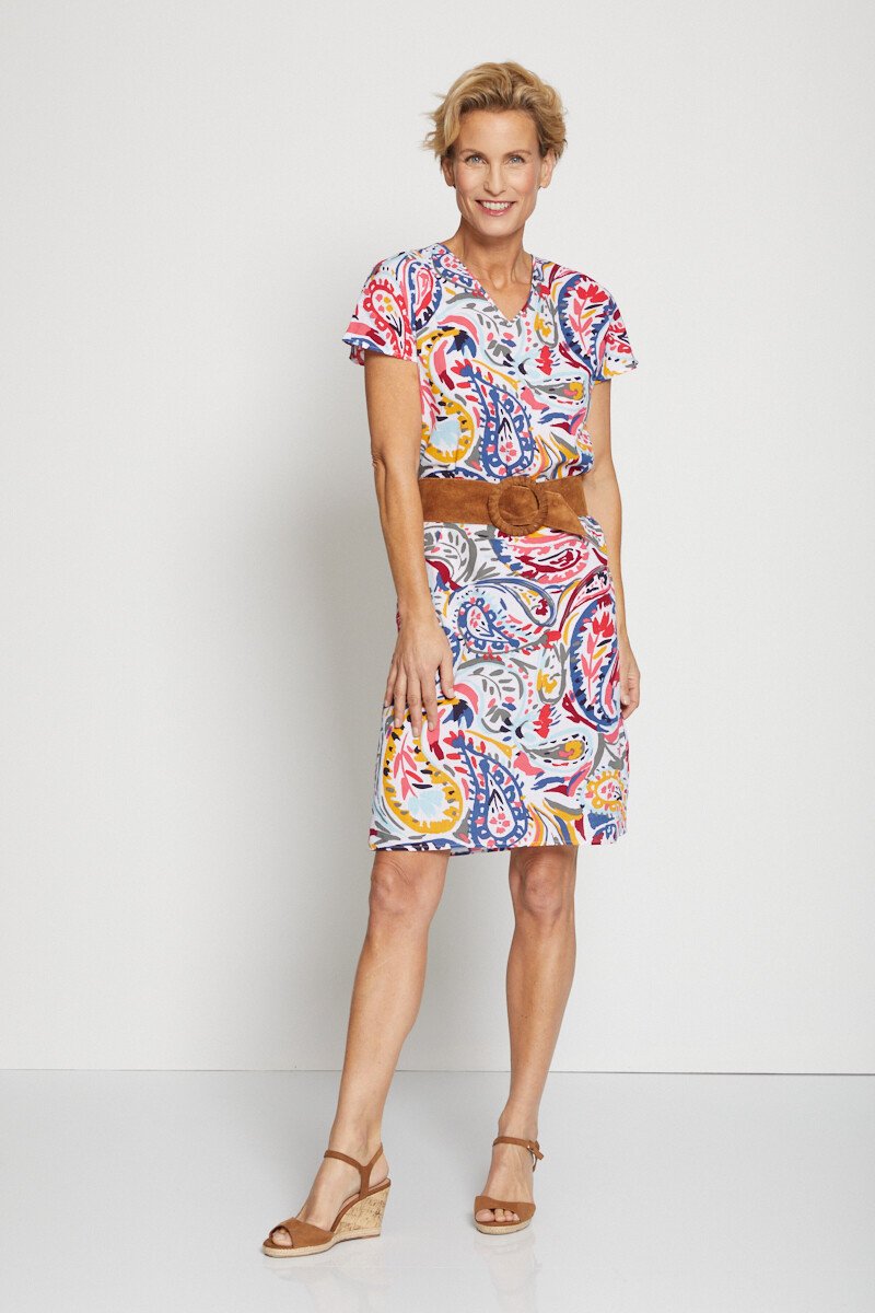 Kimono_recht_gesneden_korte_jurk_Multicolore_SF1_slim