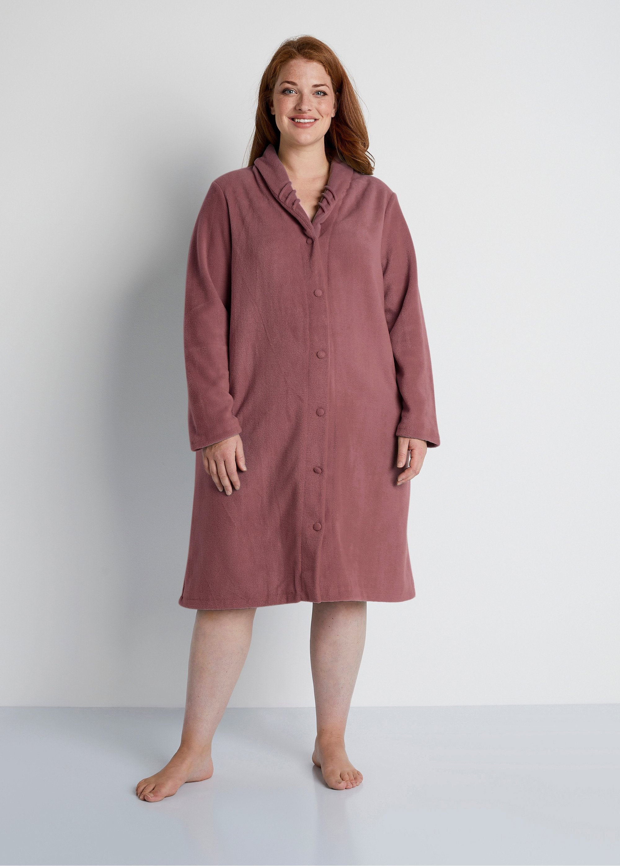 Effen_fleece_kamerjas_Rozenhout_FA1_curvy