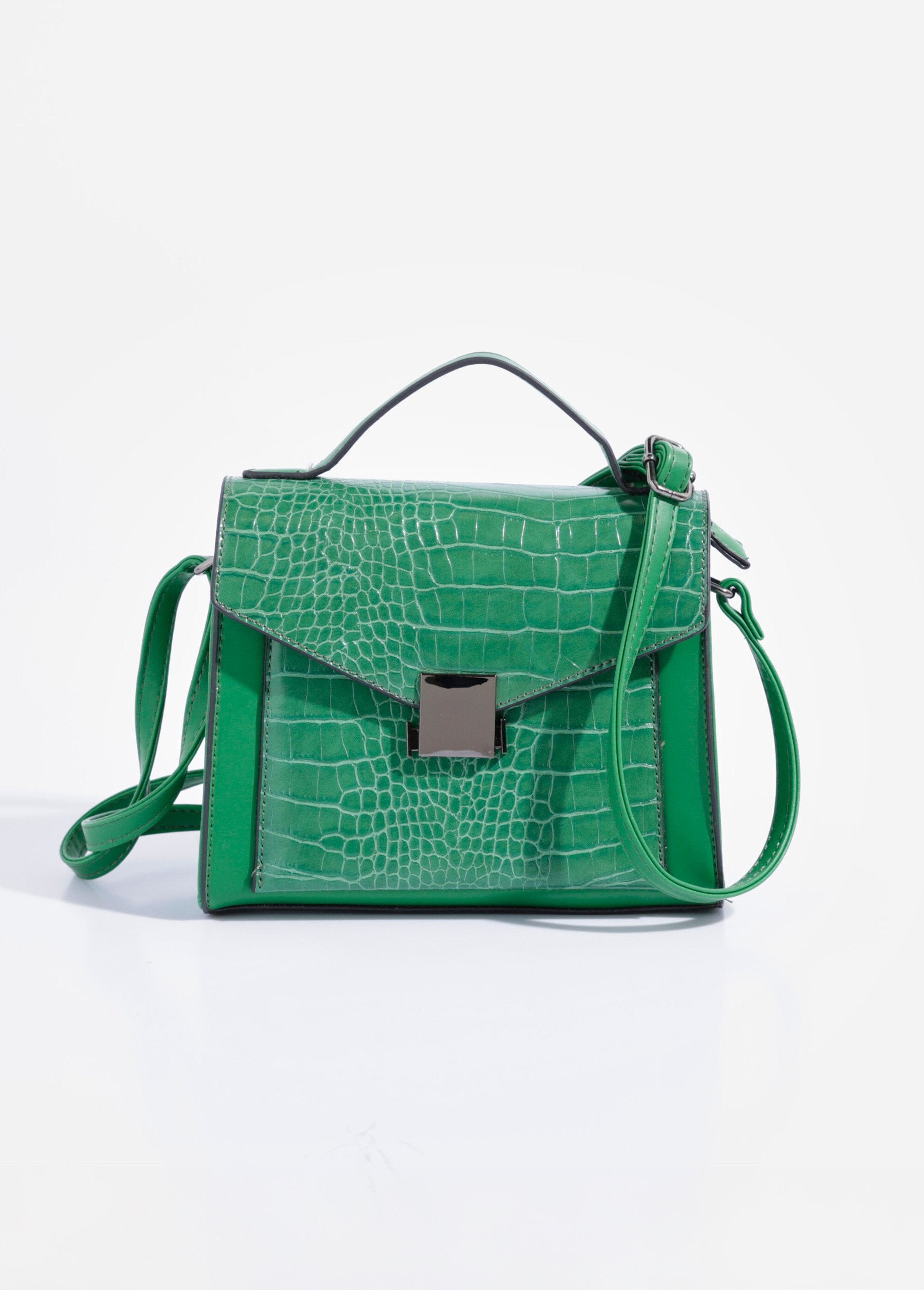 Reptiel-look_handtas,_kort_hengsel_Vert_FA1_slim
