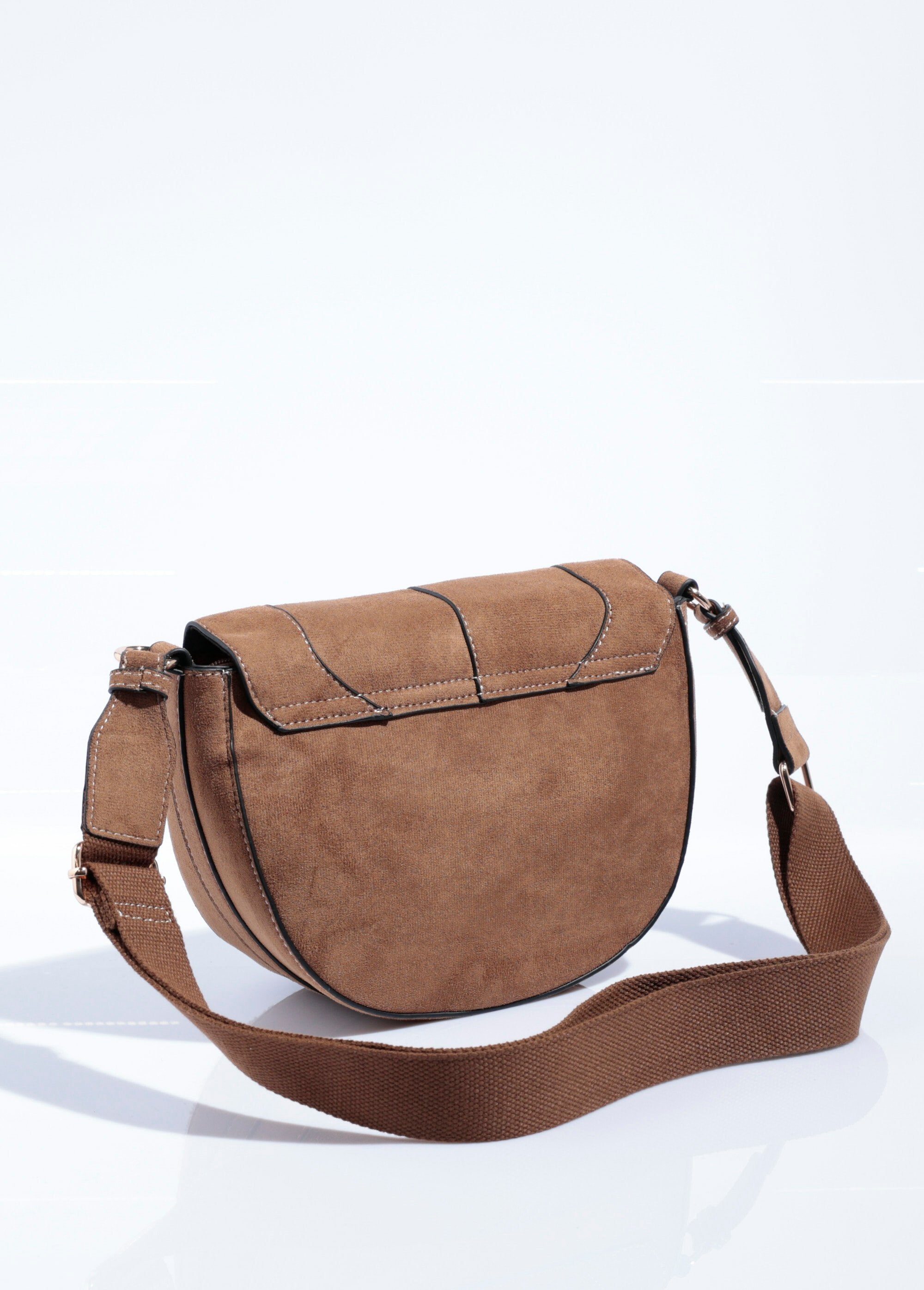 Suedine_en_bont_handtas_halve_maan_Sable_DO1_slim