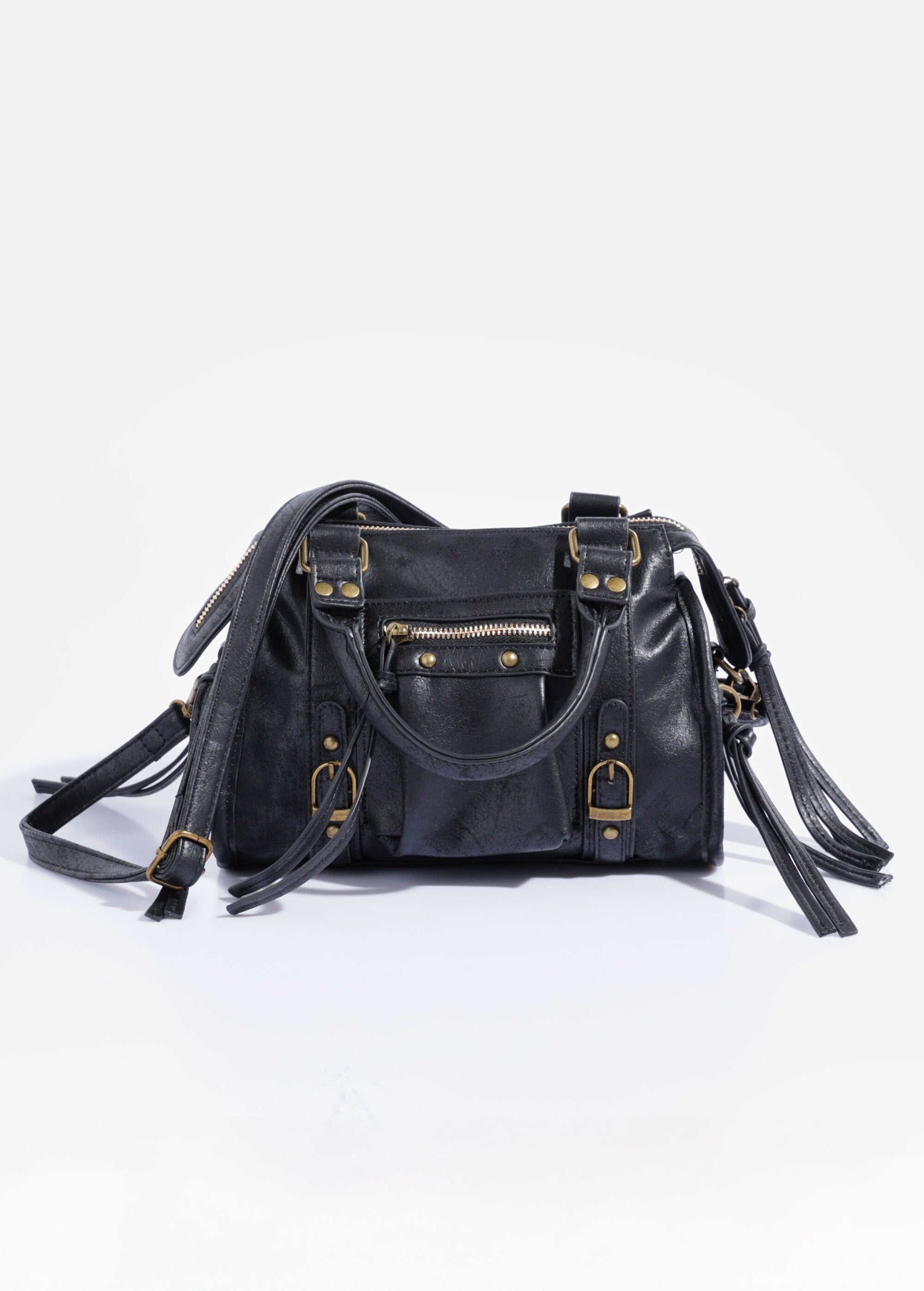 Handtas_van_oud_metaal_met_meerdere_schakels_Noir_FA1_slim