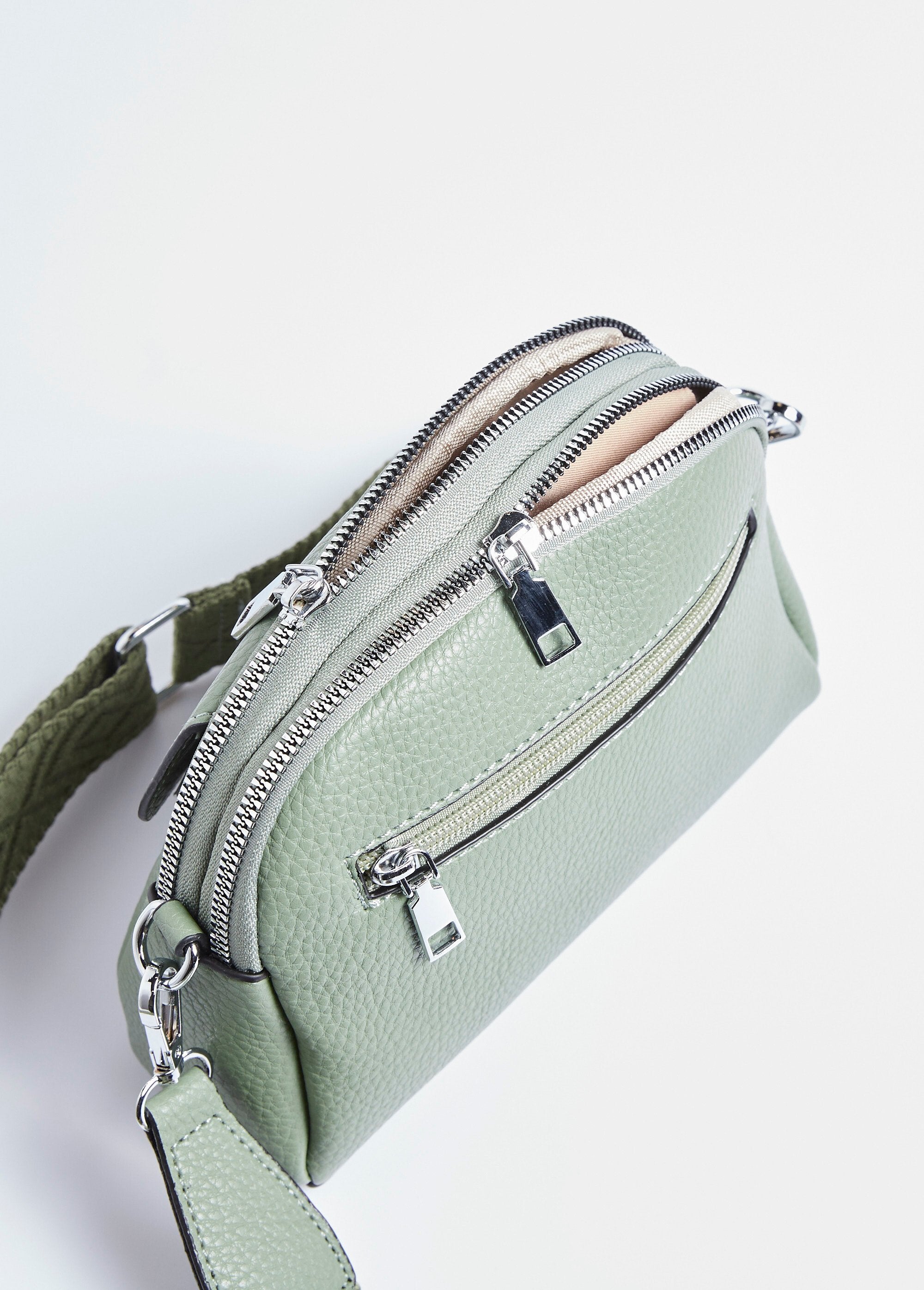 Gegrafeerde_imitatieleren_tas_met_schouderriem_Vert_amande_DE1_slim