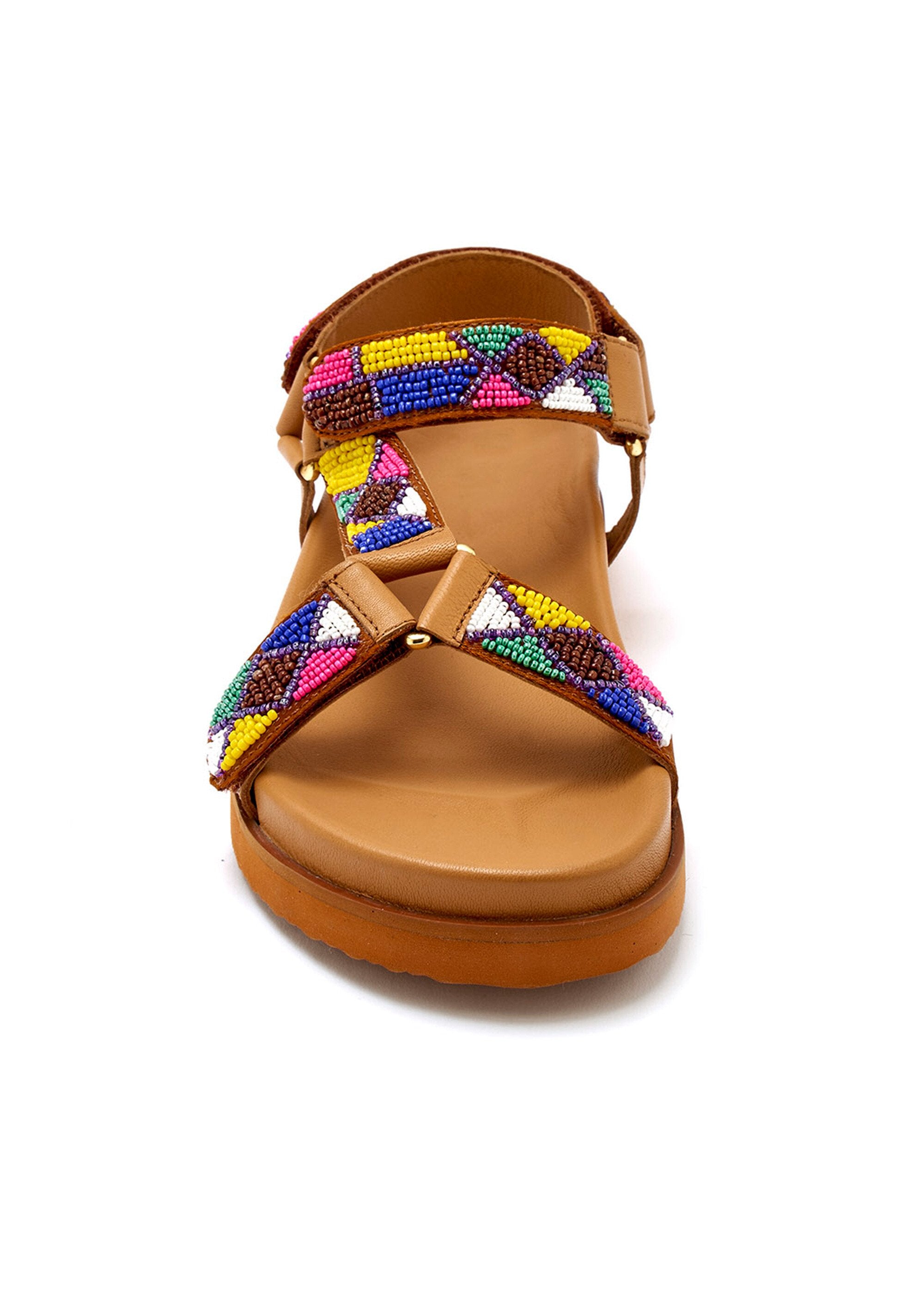 Ergonomische_sandalen_met_kralenbandjes_Marron_DE2_slim