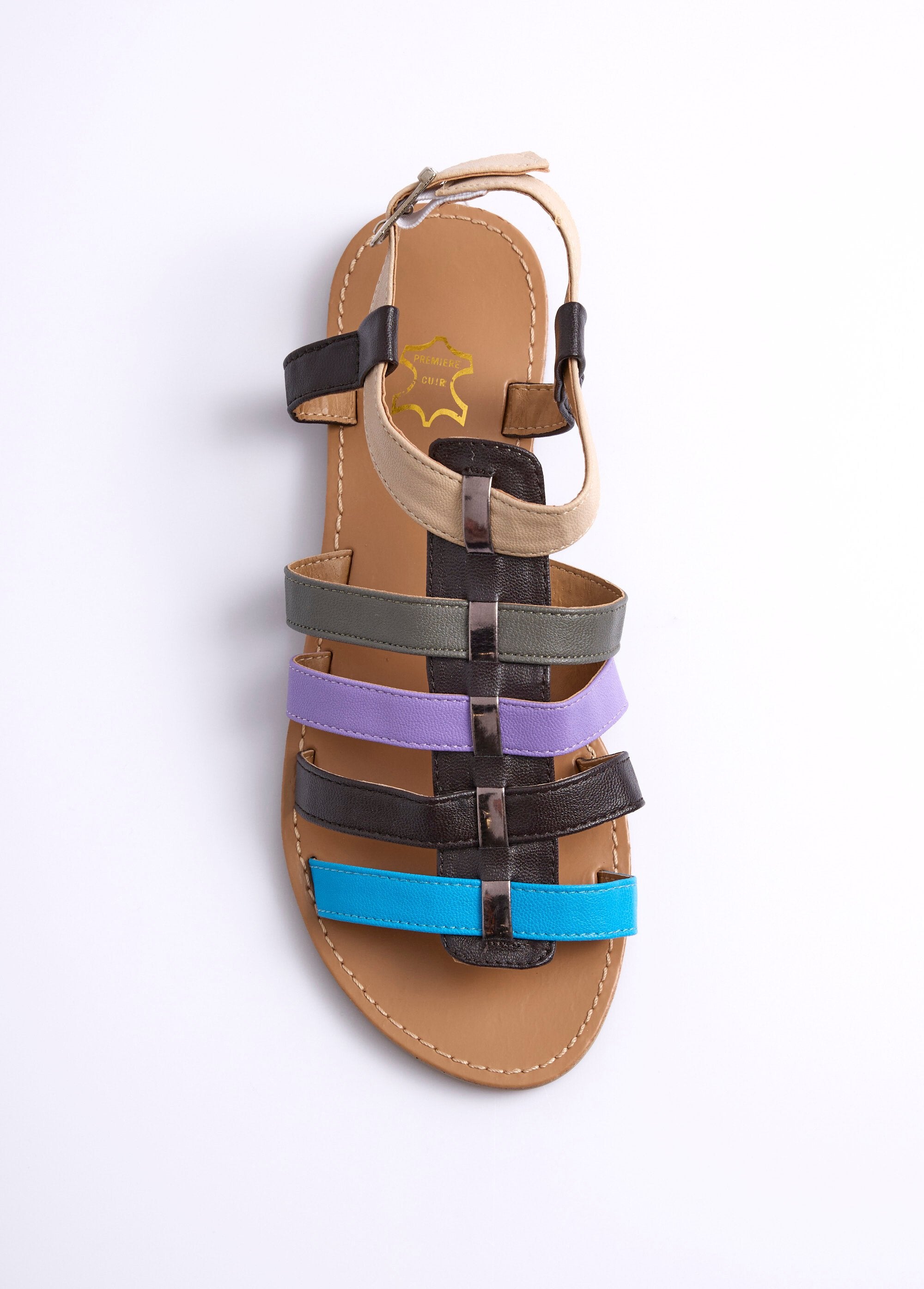 Spartaanse_sandalen_met_veelkleurige_bandjes_Marron_OV1_slim