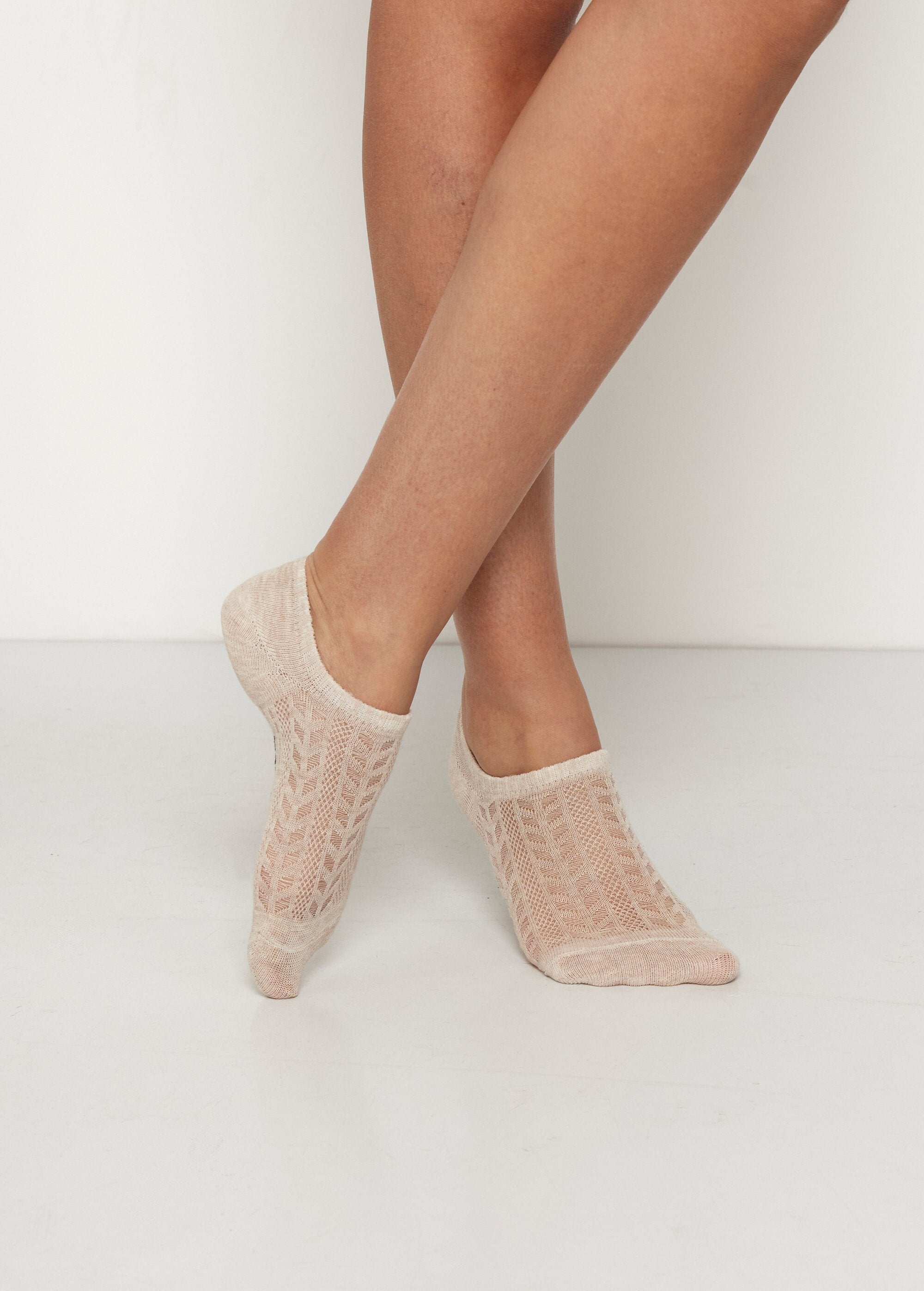 Lage_mesh_sokken,_donker_Assortis_beige__DE1_slim