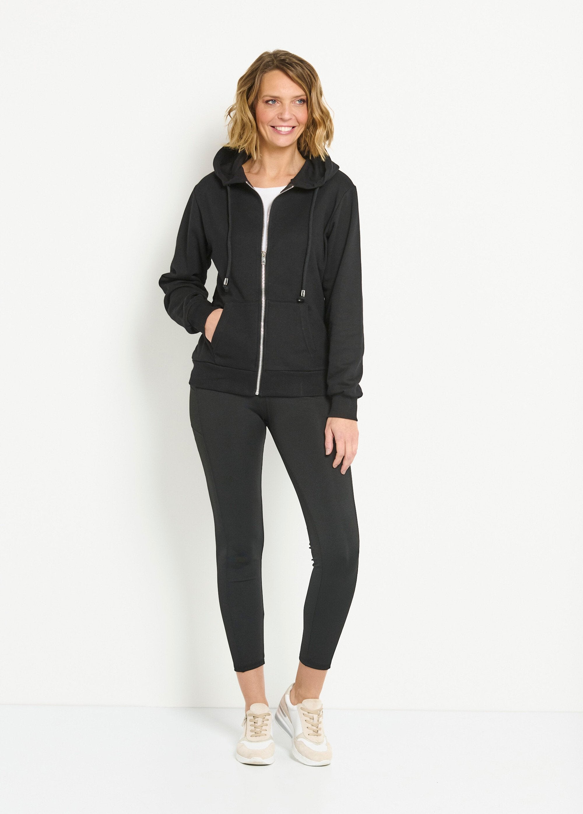 Comfort_fleece_hoodie_met_ritssluiting_Noir_SF1_slim