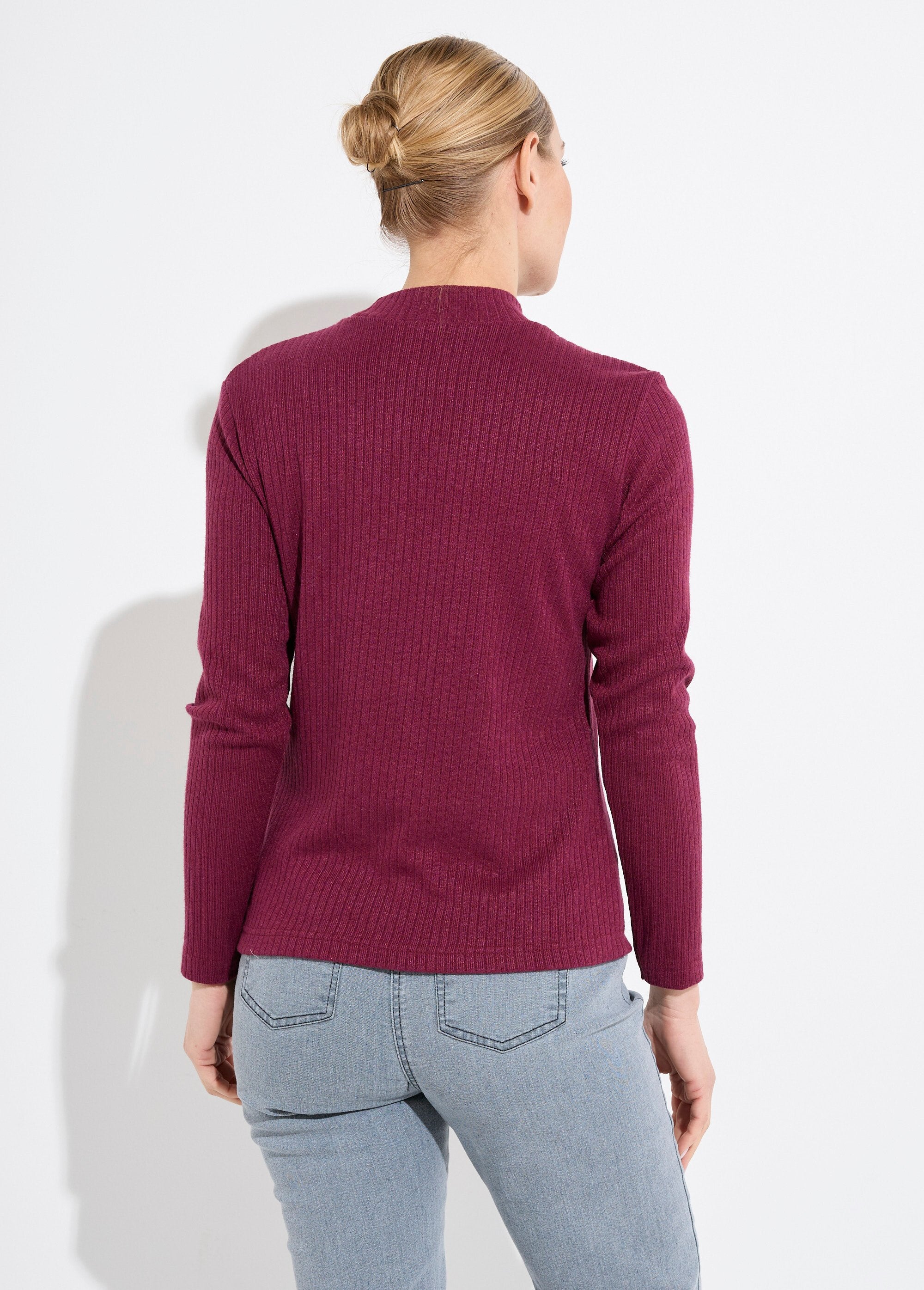 T-shirt_met_lange_mouwen_en_ribgebreide_opstaande_kraag_Bordeaux_DO1_slim