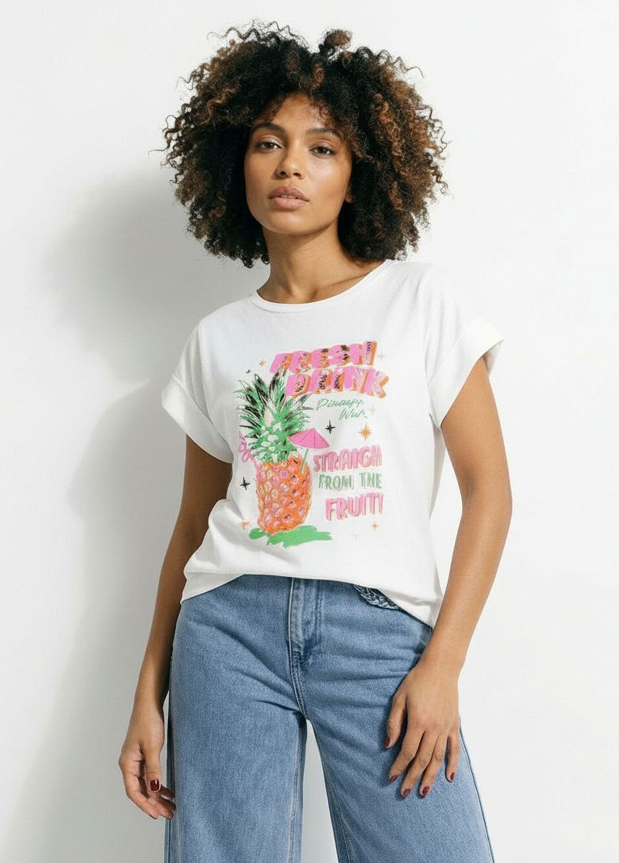 T-shirt_met_ananaszeefdruk_en_ronde_hals_Blanc_FA1_slim