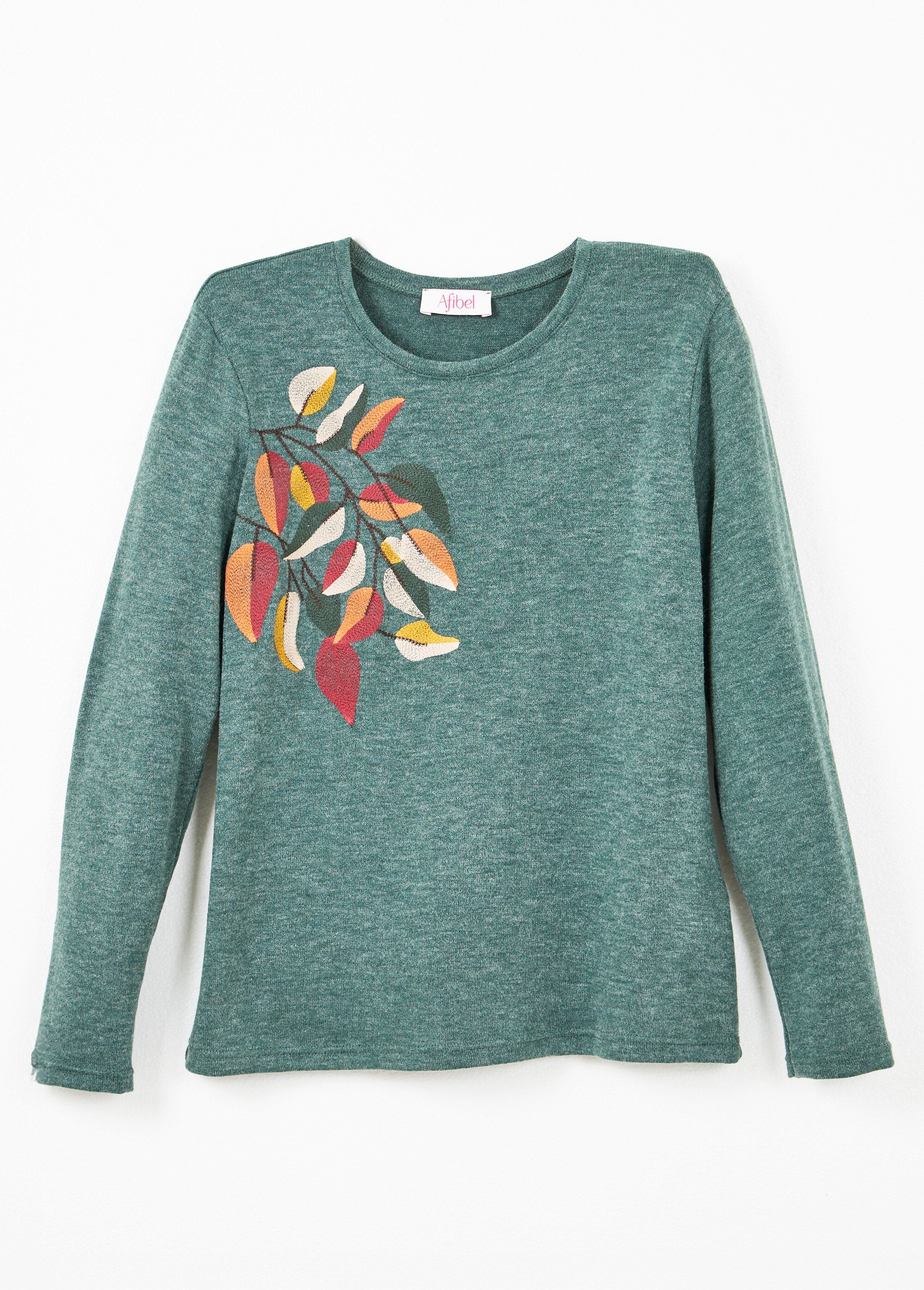 Effen_geborduurd_T-shirt_met_lange_mouwen_en_ronde_hals_Vert_AP1_slim