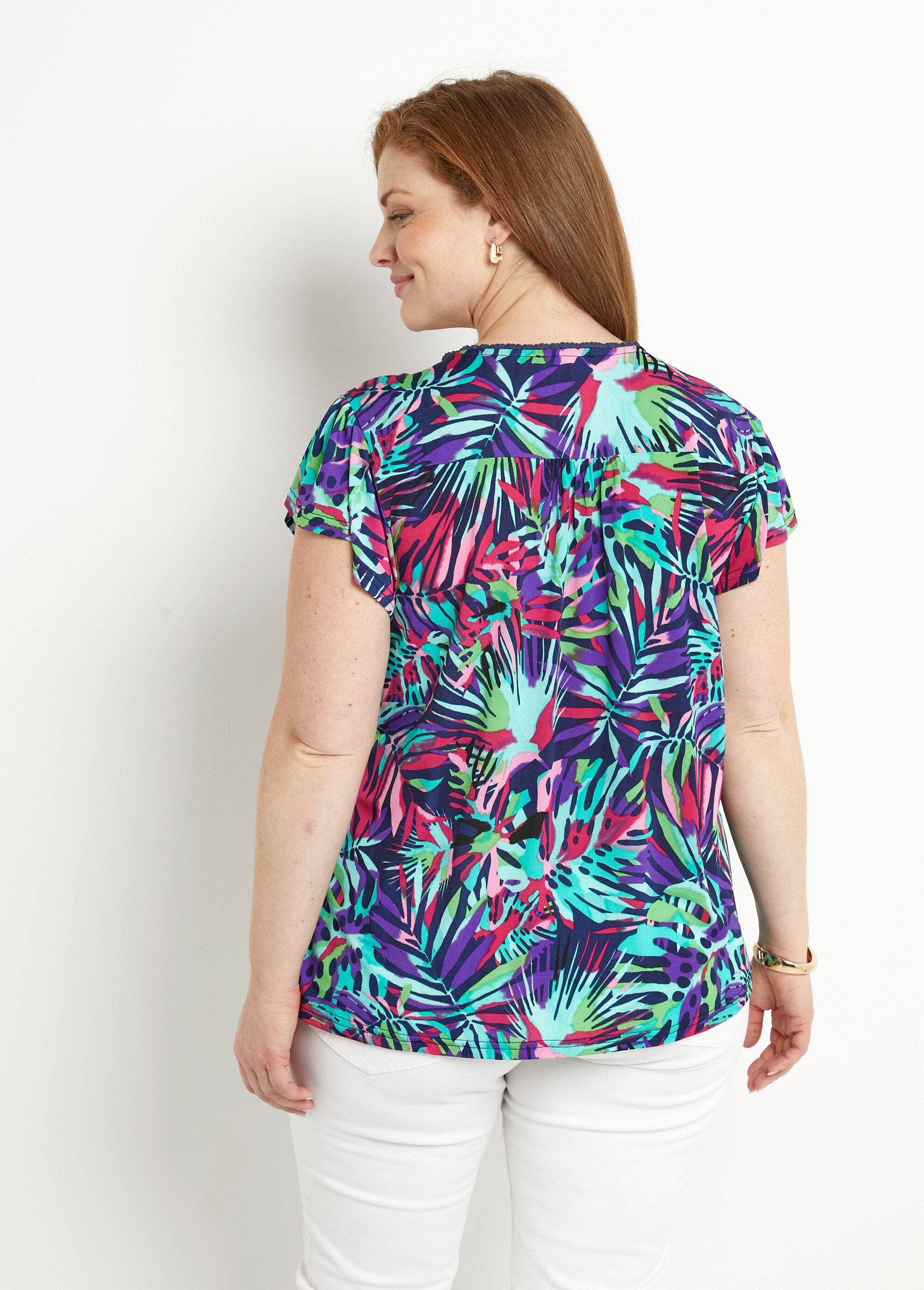 T-shirt_col_V_évasé_manches_courtes_Multicolore_DO1_curvy