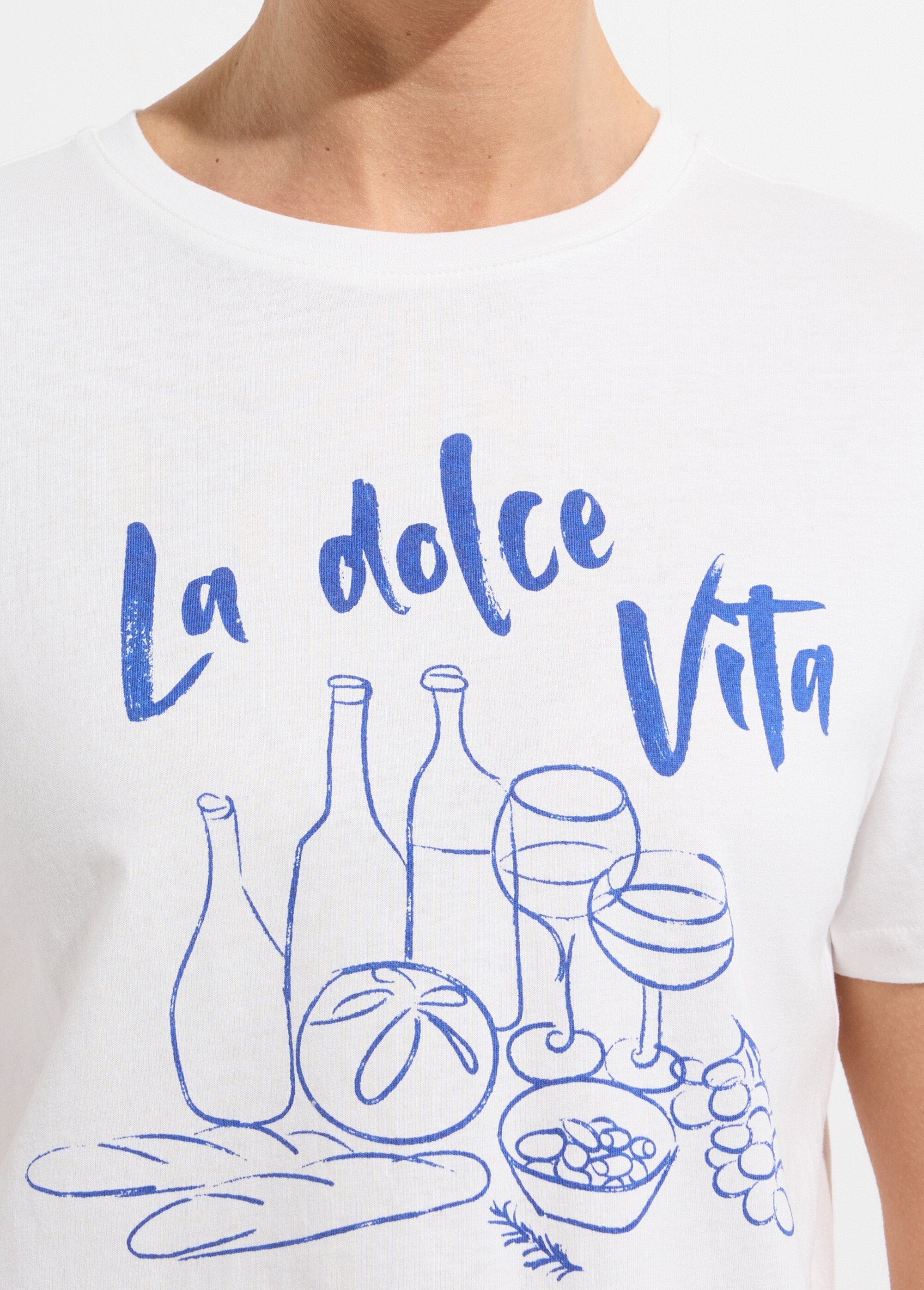 Katoenen_T-shirt_met_opdruk_van_Dolce_Vita_Blanc_DE1_slim