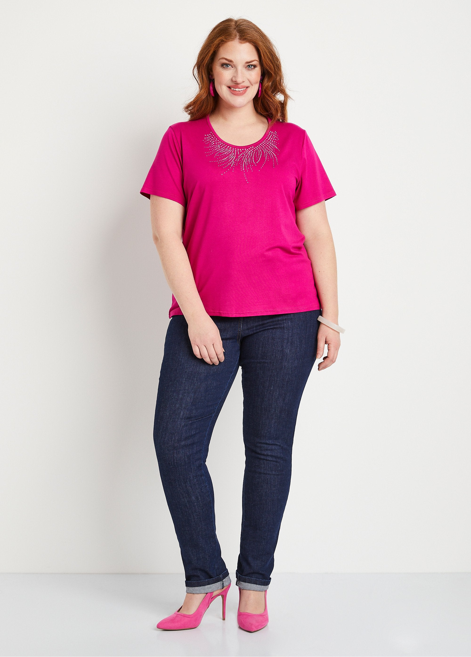 T-shirt_met_korte_mouwen_Fuchsia_SF1_curvy