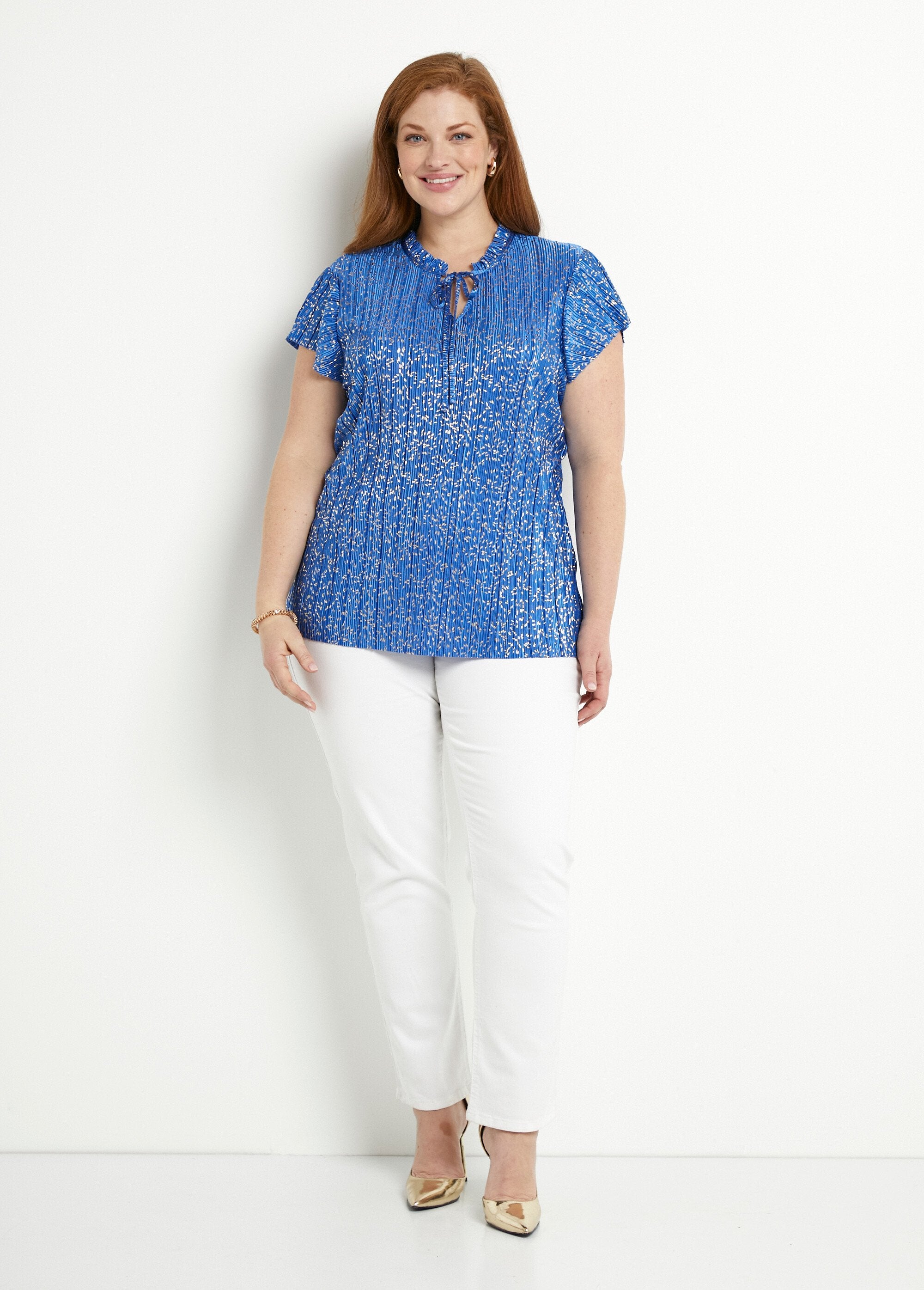 T-shirt_long_imprimé_doré_manches_courtes_Bleu_SF1_curvy