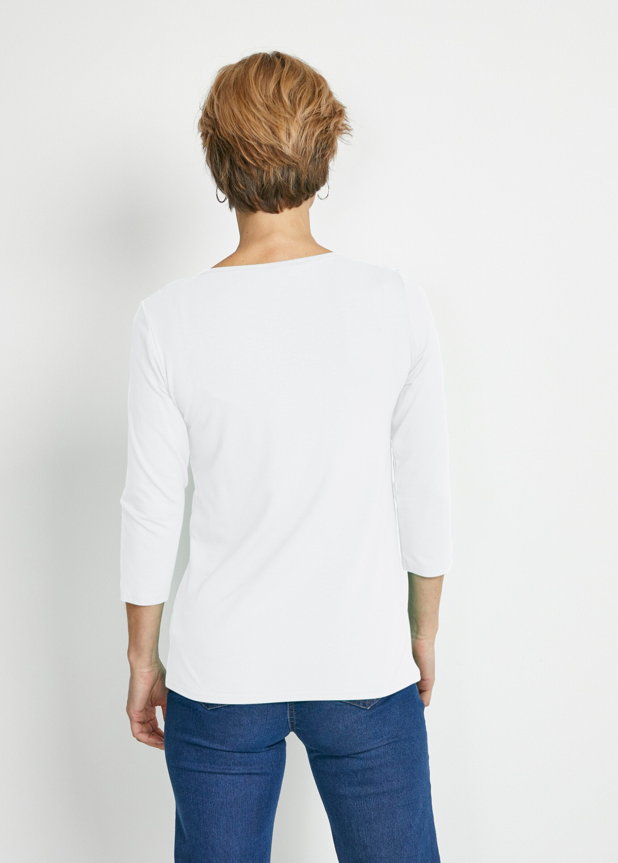 T-shirt_met_studs_en_3/4_mouwen_WIT_DO1_slim