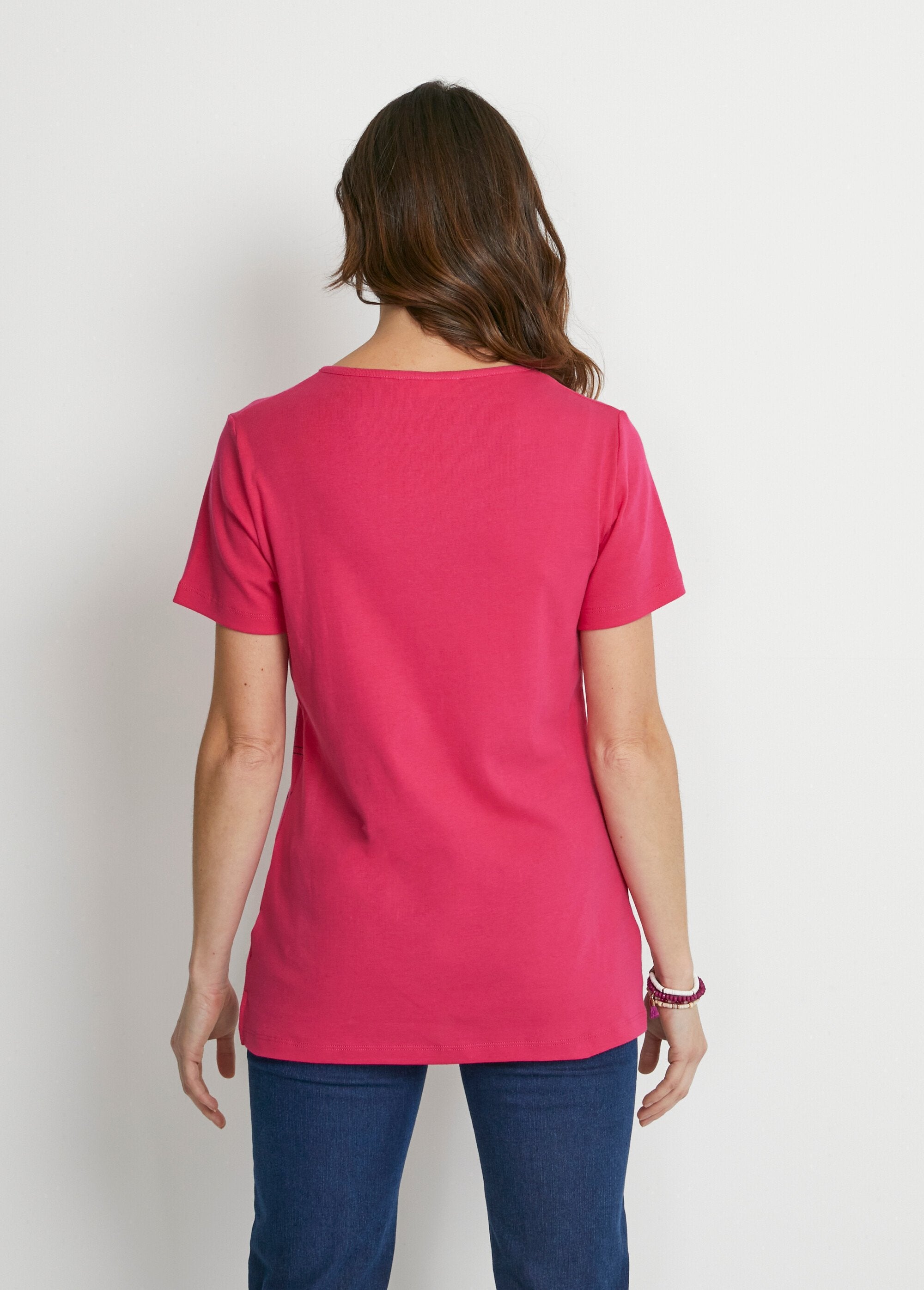 Lang_gebloemd_T-shirt_met_zijsplitten_Fuchsia_DO1_slim