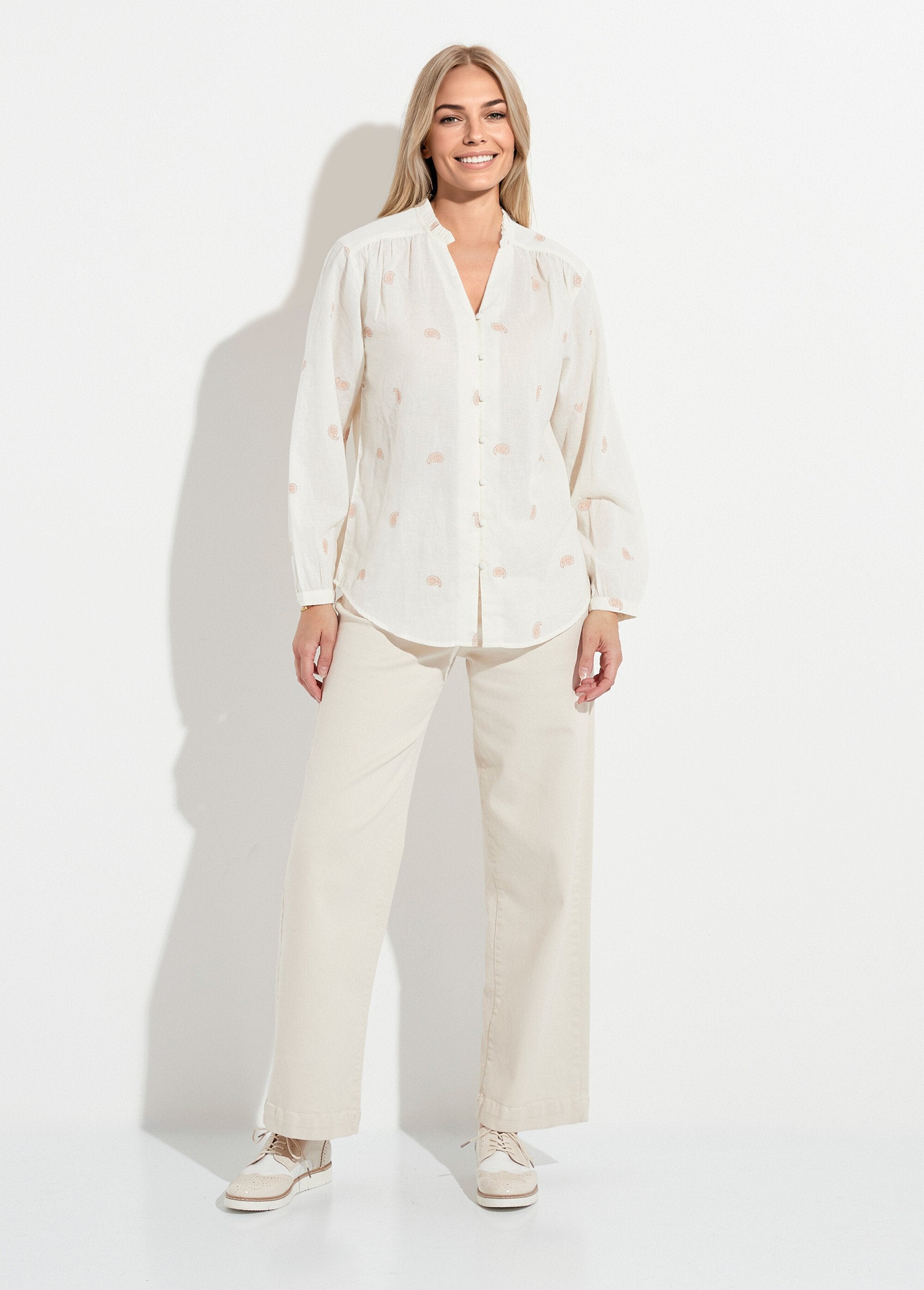 Geborduurde_katoenen_tuniek_van_gaas_met_ruches_aan_de_kraag_Ecru_et_beige_SF1_slim