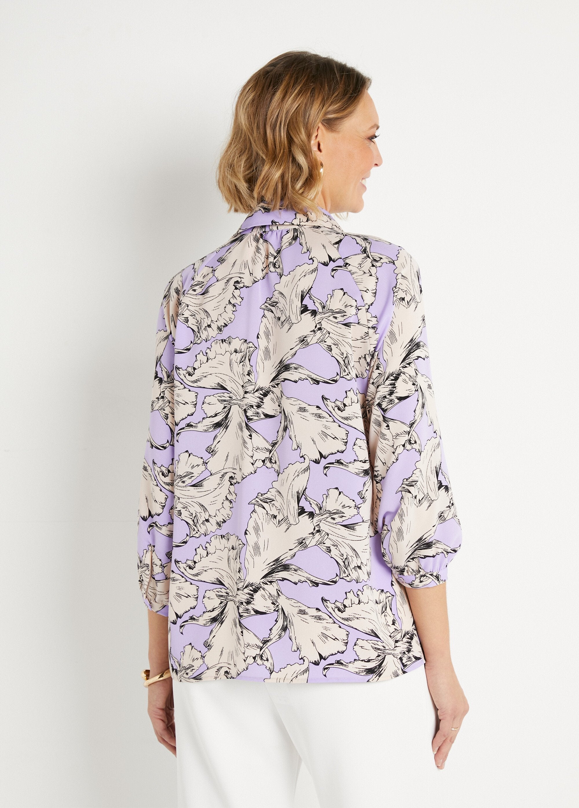 Tunique_longue_col_chemise_motif_graphique_Violet_et_blanc_DO1_slim