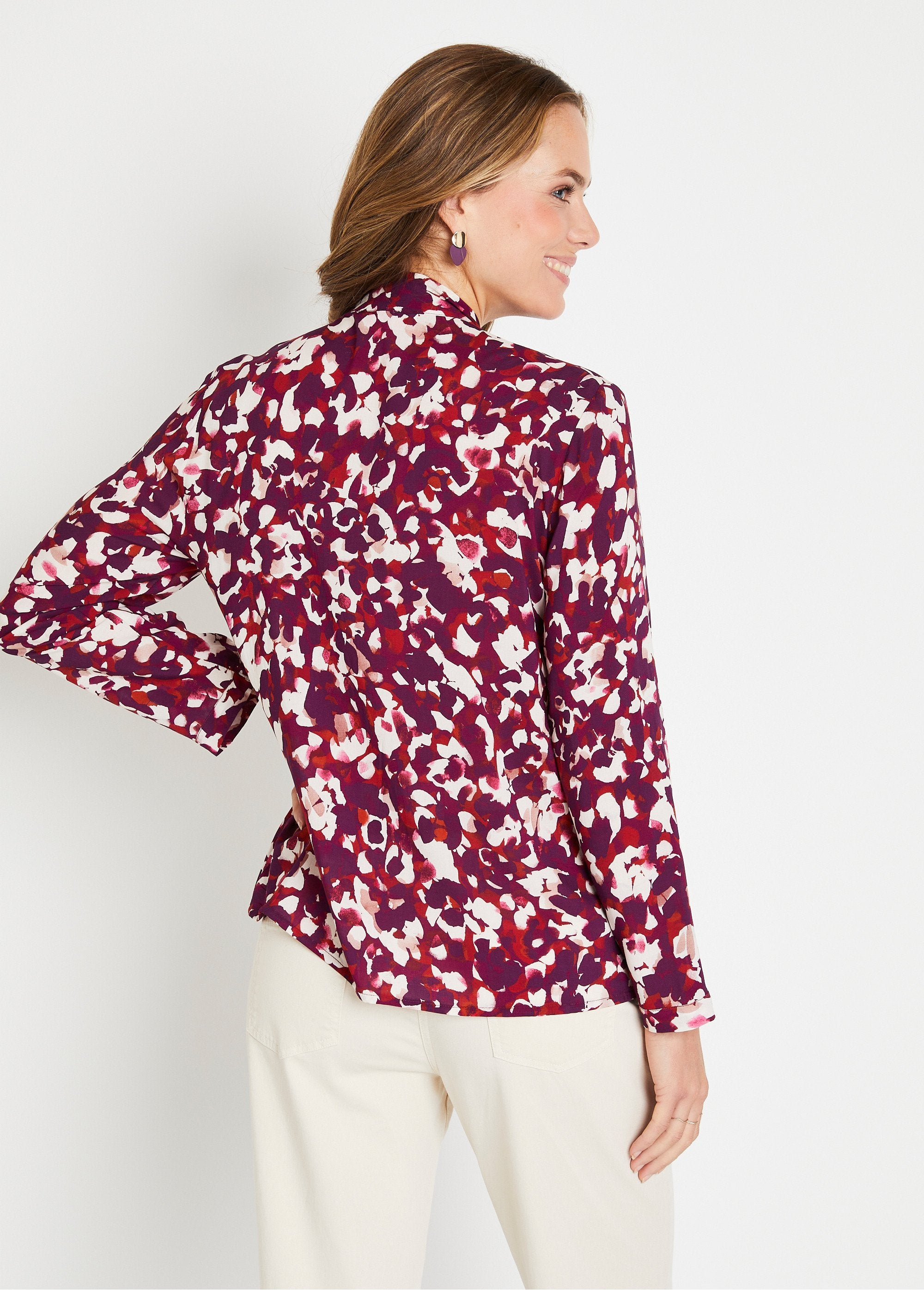 Lange_tuniek_met_V-hals_en_stropdasprint_Fuchsia_et_rouge_DO1_slim