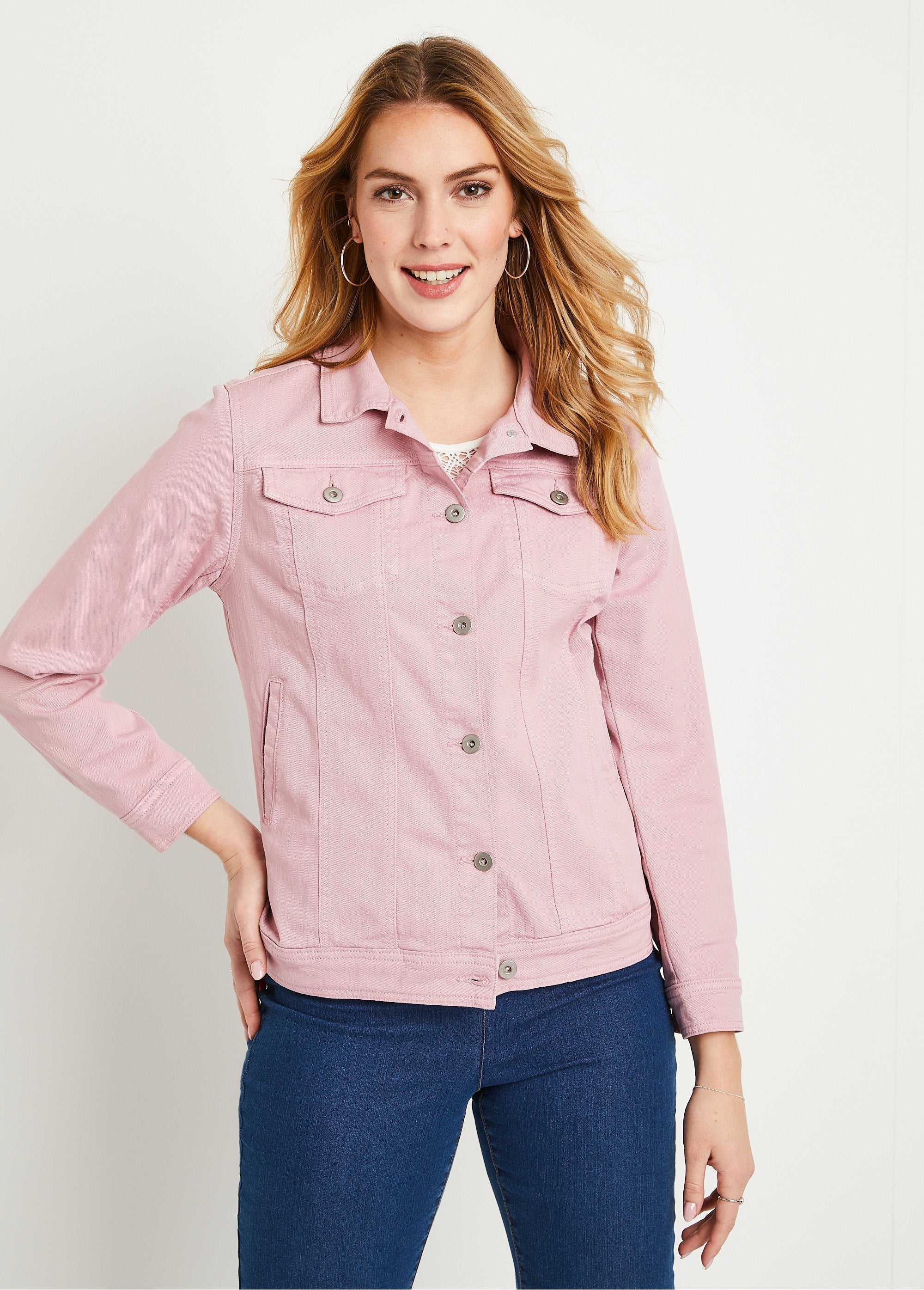 Button-down_spijkerjack_ROZE_FA1_slim