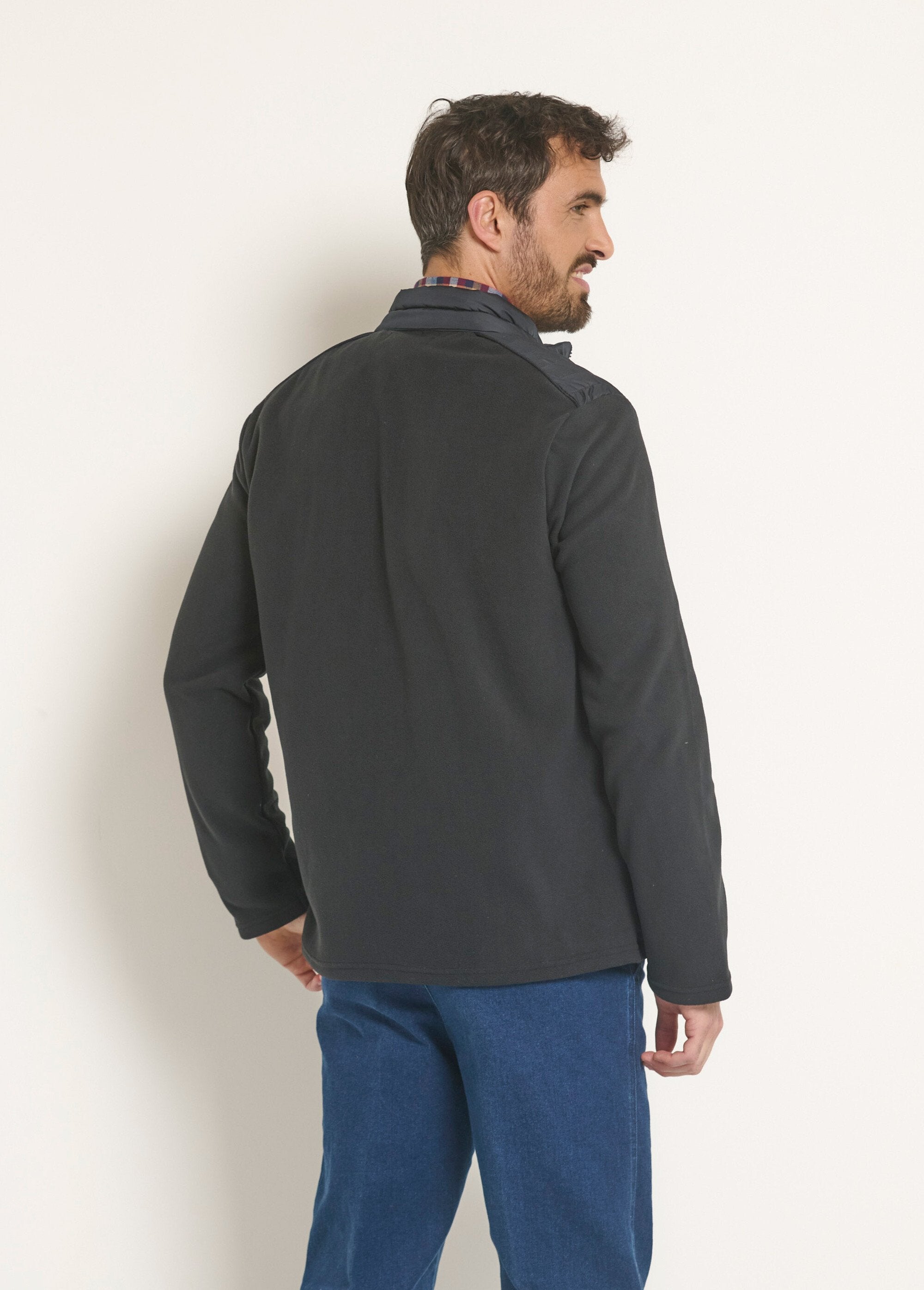 Gewatteerd_jack_met_rits_en_fleece_details_Noir_DO1_slim