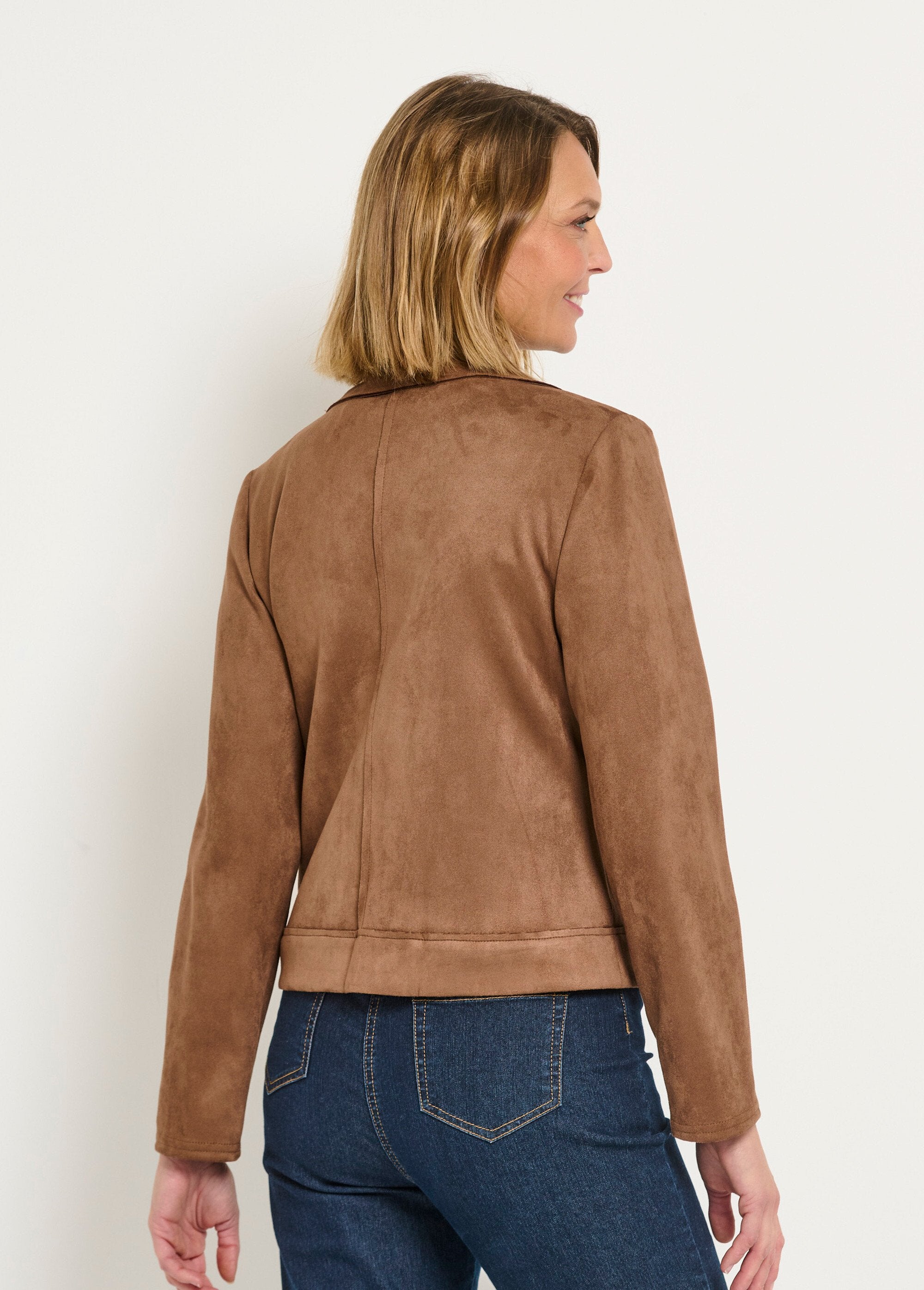 Kort_bikerjack_met_rits_in_suède_Camel_DO1_slim