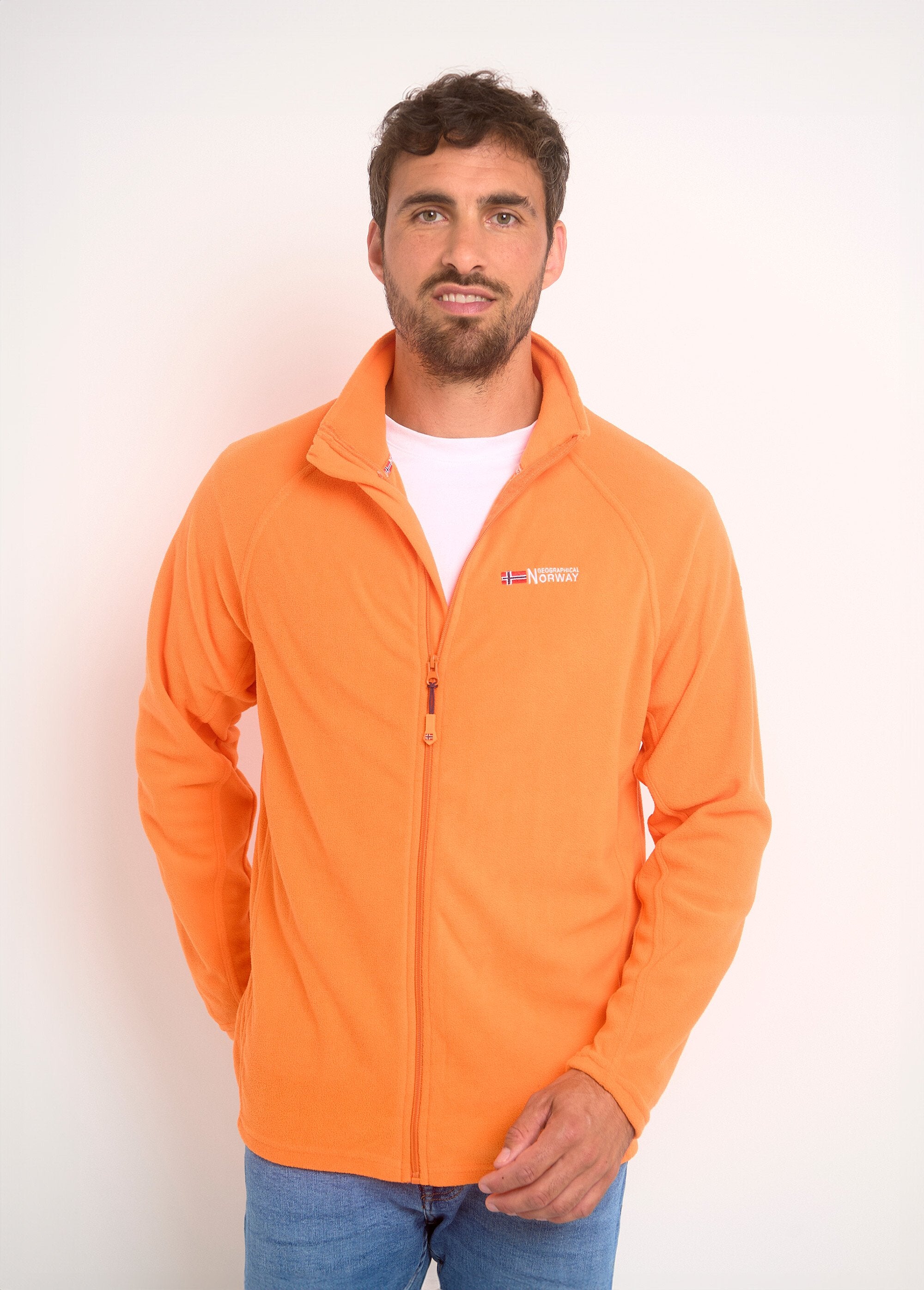 Warm_fleece_jack_met_opstaande_kraag_Orange_FA1_slim