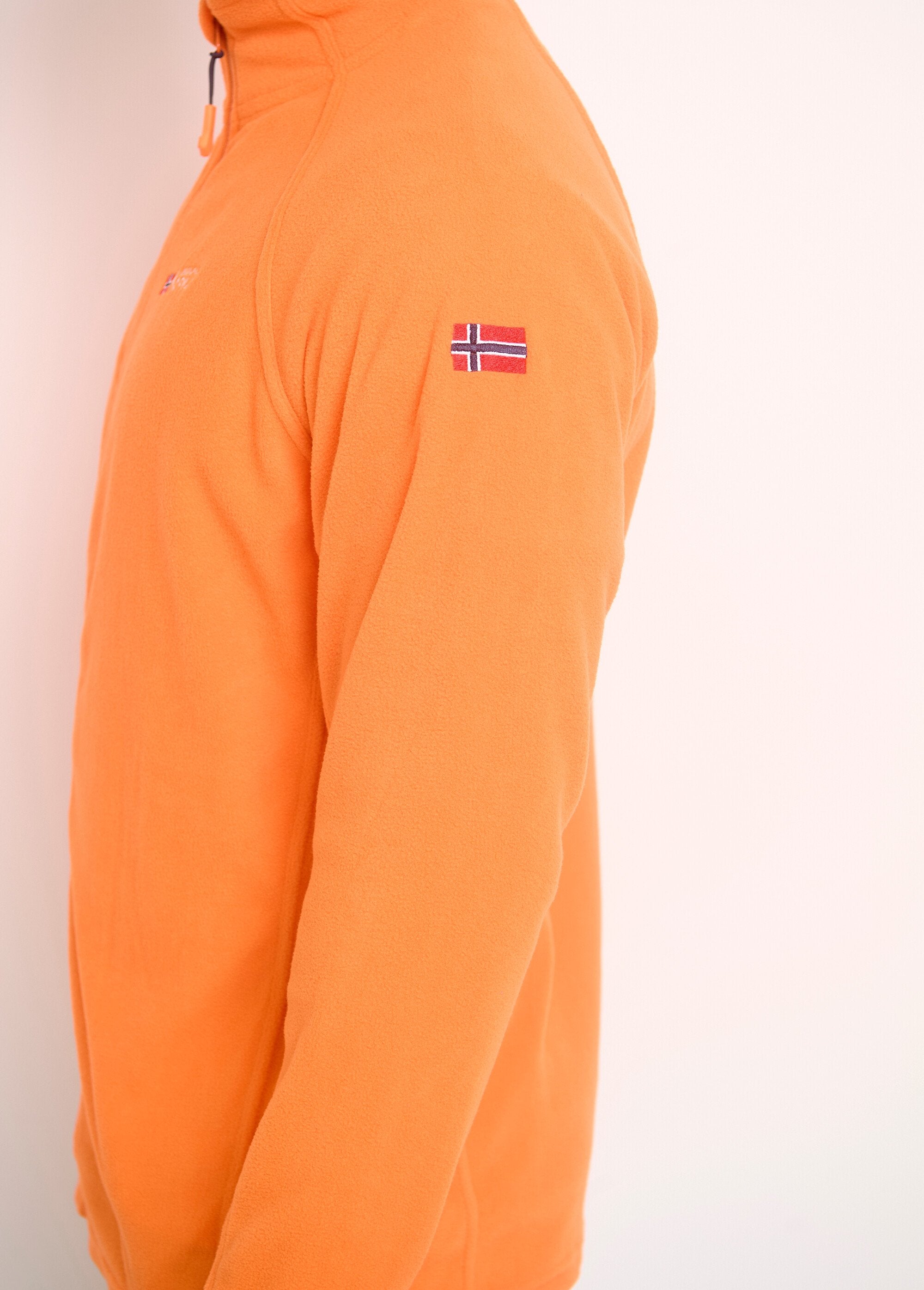 Warm_fleece_jack_met_opstaande_kraag_Orange_GA1_slim